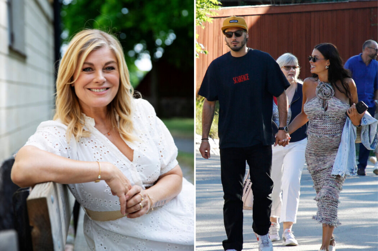 Oliver Ingrosso och Zoe-Fay Brown har fått en son. Nu berättar farmor Pernilla Wahlgren om bebislyckan.