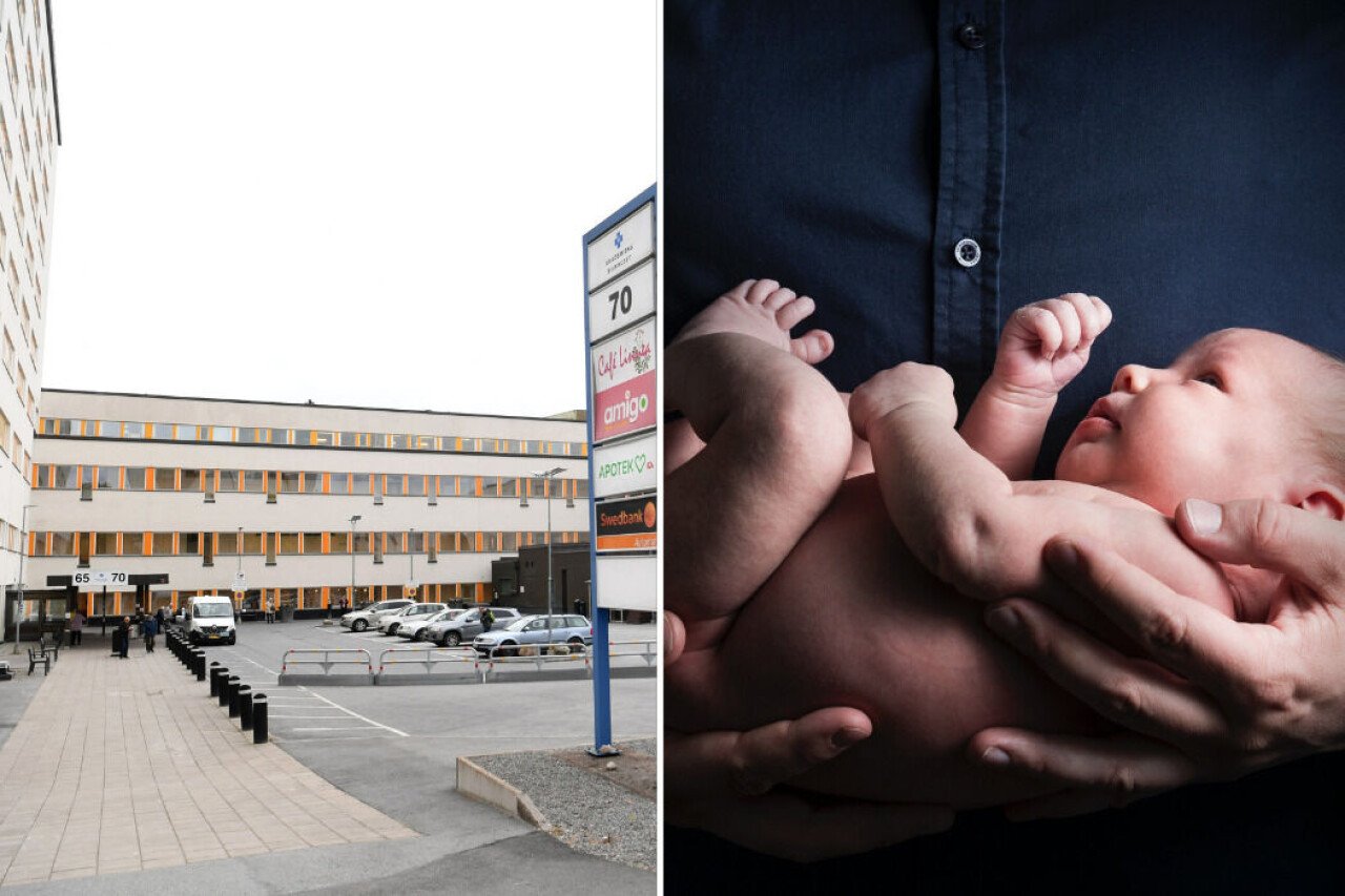 Pappa tog nyfött barn från Akademiska sjukhuset i Uppsala.