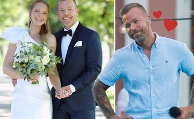 Bild till artikeln Casper Janebrinks bröllopslycka med Therese – efter hemlig förlovning