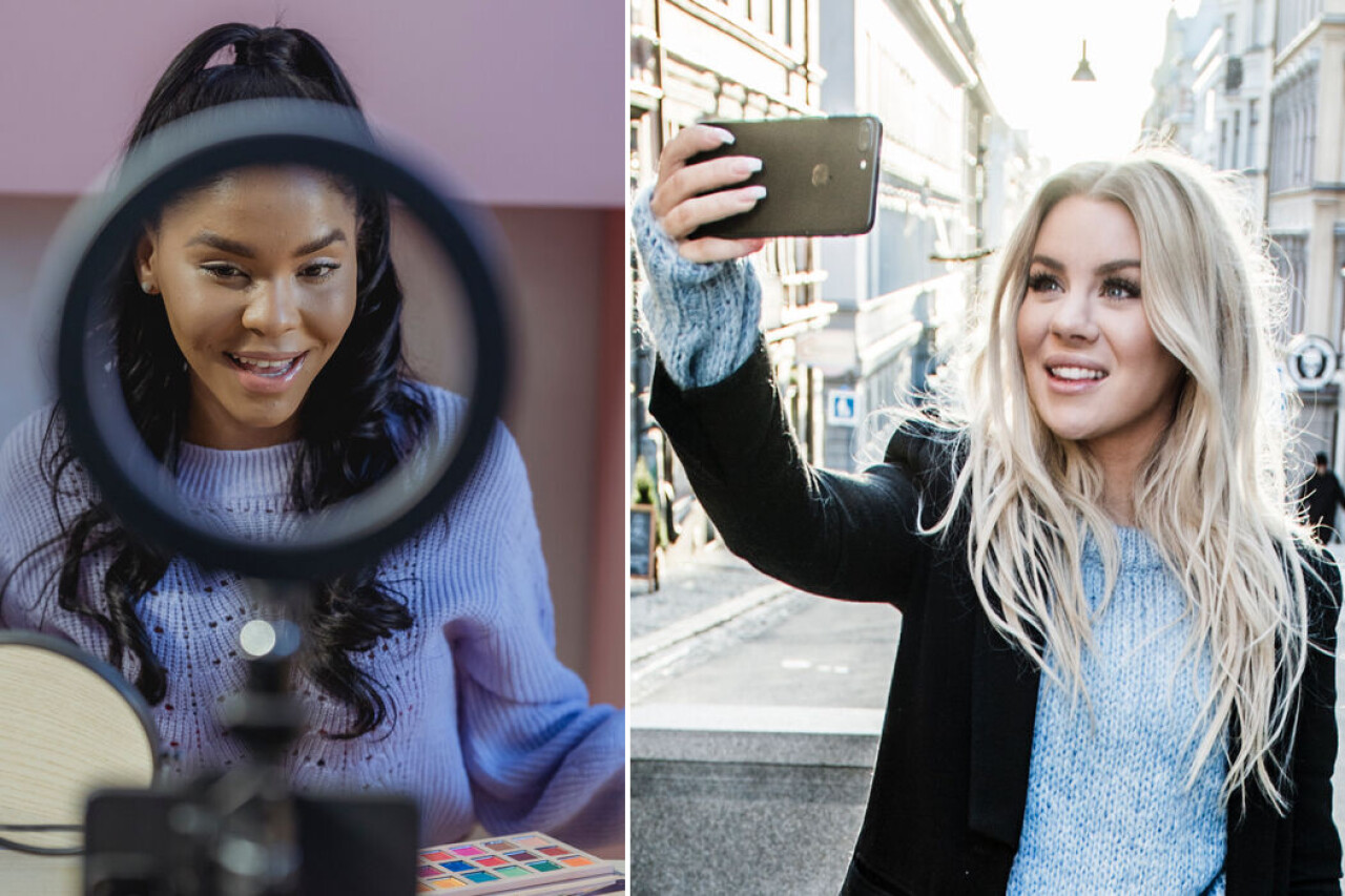 Läsarens 11-åriga dotter vill bli influencer. Genrebilder. Personerna på bilden har inget med texten att göra.